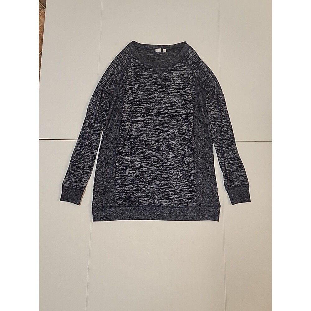 Gap Maternity Blue And White Sweater With Zippers For Nursing Size Small